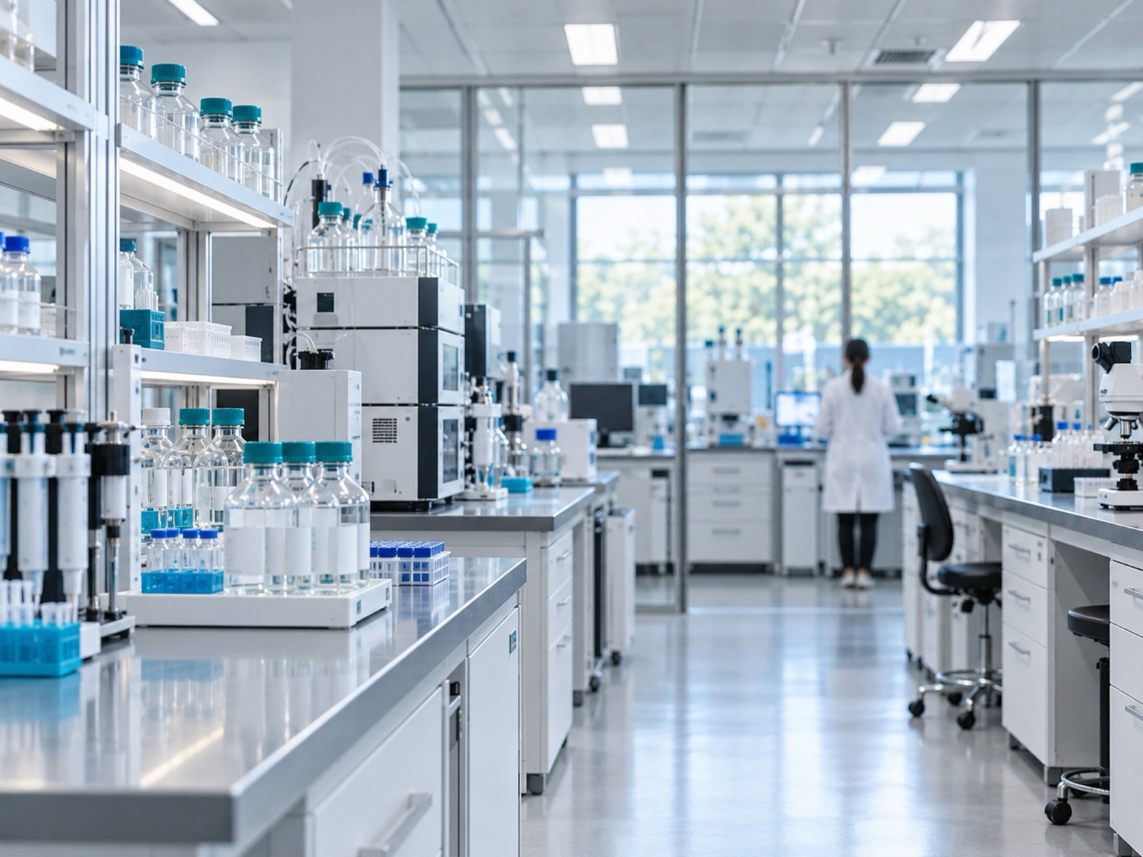 Laboratory team at work