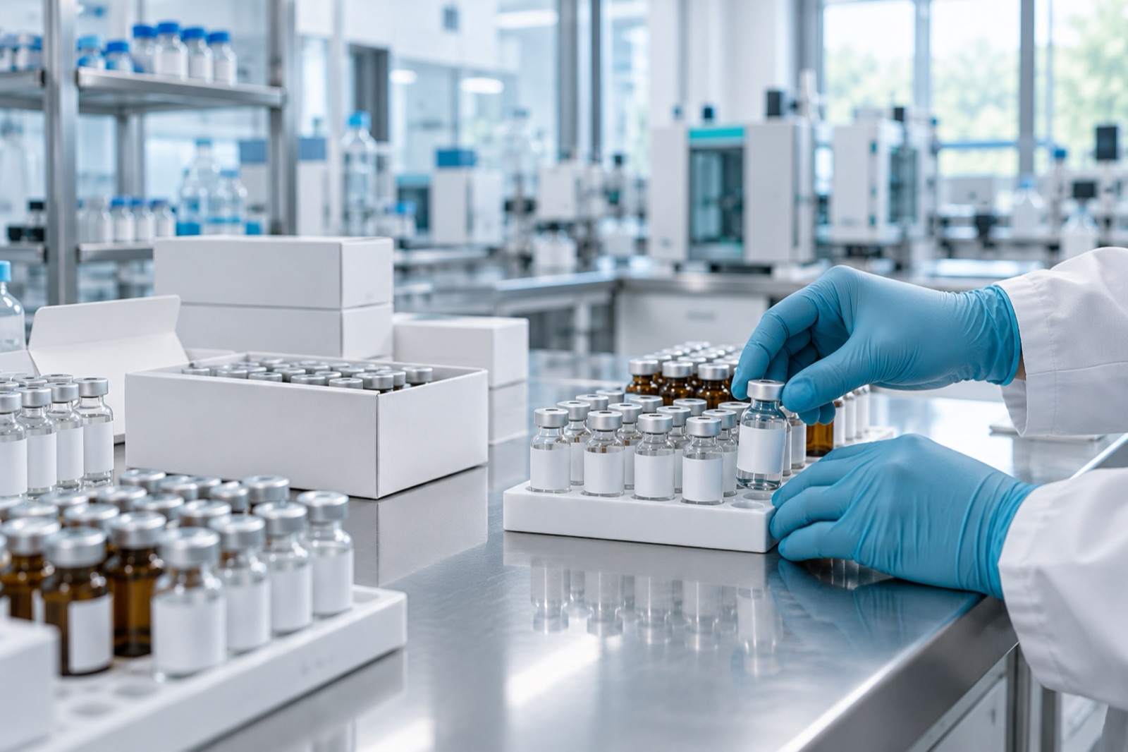 Peptide vials