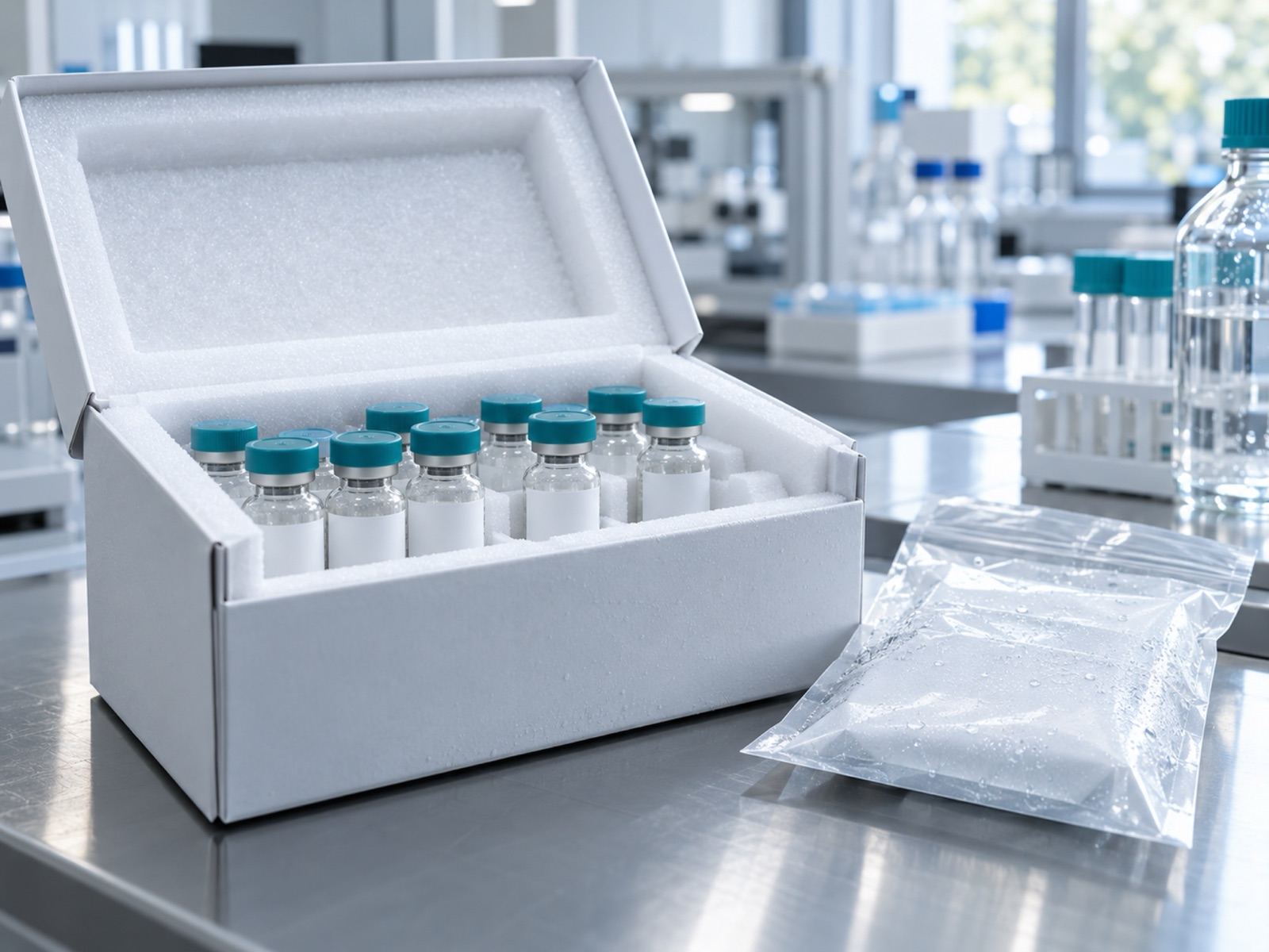 Sample vials for testing